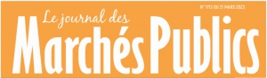 Le Journal des March&eacute;s Publics N&deg; 1712 du 14 MARS 2023